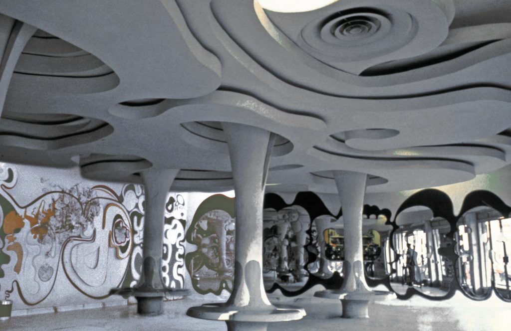 Arte Ambiental do Cine Tupy - técnicas diversas - 1968